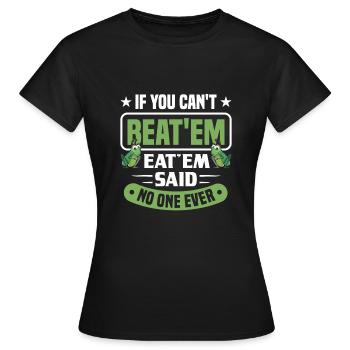 Insecten - Vrouwen T-shirt - zwart - Voor - AI Model Female 172 dark (172cm)