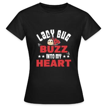 Insects - Women's T-Shirt - black - Front - AI Model Female 172 dark (172cm)