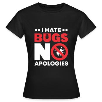 Insects - Women's T-Shirt - black - Front - AI Model Female 172 dark (172cm)