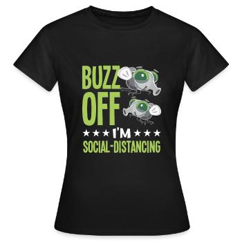 Insects - Women's T-Shirt - black - Front - AI Model Female 172 dark (172cm)