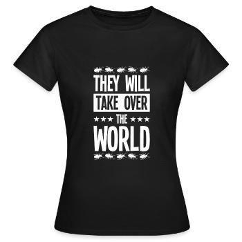 Insects - Women's T-Shirt - black - Front - AI Model Female 172 dark (172cm)