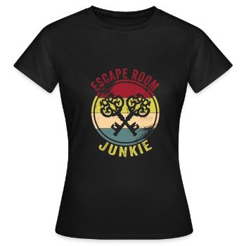 Escape Room - Women's T-Shirt - black - Front - AI Model Female 172 dark (172cm)