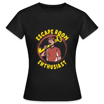 Escape Room - Women's T-Shirt - black - Front - AI Model Female 172 dark (172cm)