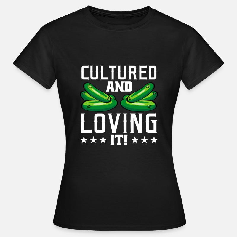 Gurken - Frauen T-Shirt - Schwarz