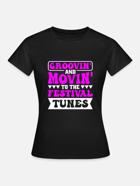 Festival - Vrouwen T-shirt - zwart