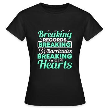 Festival - Women's T-Shirt - black - Front - AI Model Female 172 dark (172cm)