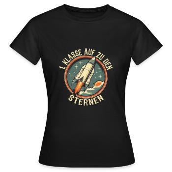 Écolier - T-shirt Femme - noir - Devant - AI Model Female 172 dark (172cm)