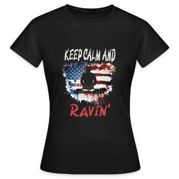Festival - Women's T-Shirt - black - Front - AI Model Female 172 dark (172cm)