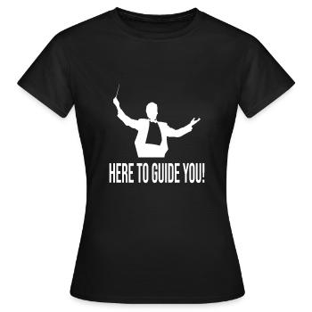 Festival - Women's T-Shirt - black - Front - AI Model Female 172 dark (172cm)