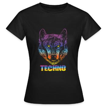 Festival - Women's T-Shirt - black - Front - AI Model Female 172 dark (172cm)