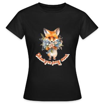 Furry Fandom - Women's T-Shirt - black - Front - AI Model Female 172 dark (172cm)