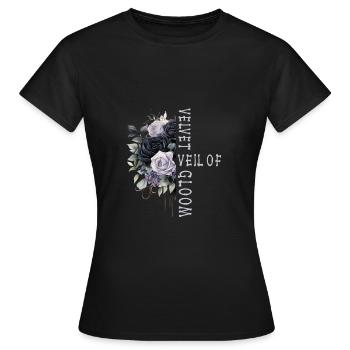 Goth Emo - T-shirt Femme - noir - Devant - AI Model Female 172 dark (172cm)