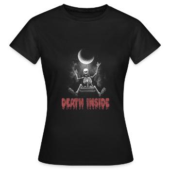 Goth Emo - T-shirt Femme - noir - Devant - AI Model Female 172 dark (172cm)