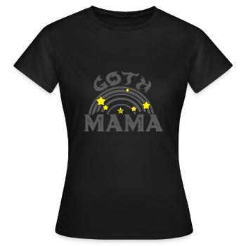 Goth Emo - T-shirt Femme - noir - Devant - AI Model Female 172 dark (172cm)