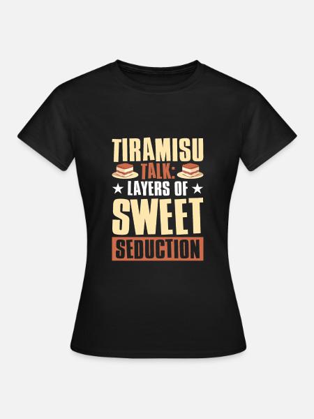 Italienisches Essen - Frauen T-Shirt - Schwarz