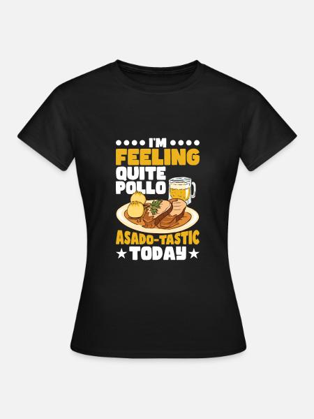 Spanisches Essen - Frauen T-Shirt - Schwarz