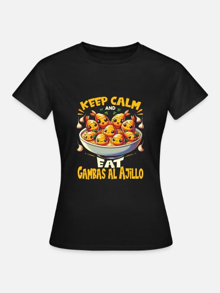 Spanisches Essen - Frauen T-Shirt - Schwarz
