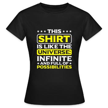 Philosophie - T-shirt Femme - noir - Devant - AI Model Female 172 dark (172cm)