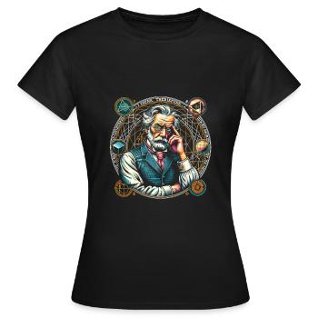 Philosophie - T-shirt Femme - noir - Devant - AI Model Female 172 dark (172cm)