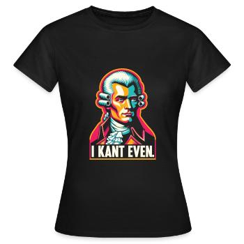 Philosophie - T-shirt Femme - noir - Devant - AI Model Female 172 dark (172cm)