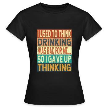 Philosophie - T-shirt Femme - noir - Devant - AI Model Female 172 dark (172cm)