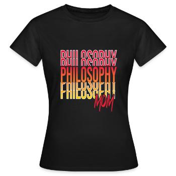 Philosophie - T-shirt Femme - noir - Devant - AI Model Female 172 dark (172cm)