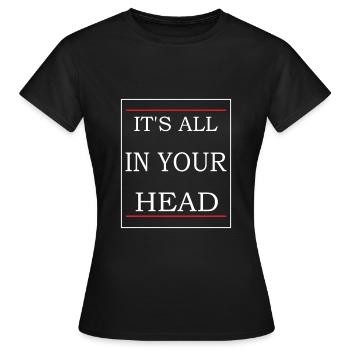 Psychologe - Frauen T-Shirt - Schwarz - Vorne - AI Model Female 172 dark (172cm)