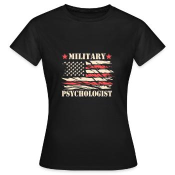 Psychologe - Frauen T-Shirt - Schwarz - Vorne - AI Model Female 172 dark (172cm)