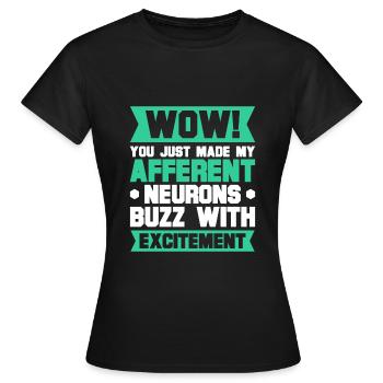 Psychologe - Frauen T-Shirt - Schwarz - Vorne - AI Model Female 172 dark (172cm)
