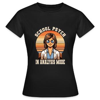 Psychologe - Frauen T-Shirt - Schwarz - Vorne - AI Model Female 172 dark (172cm)