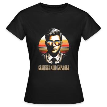 Psychologe - Frauen T-Shirt - Schwarz - Vorne - AI Model Female 172 dark (172cm)