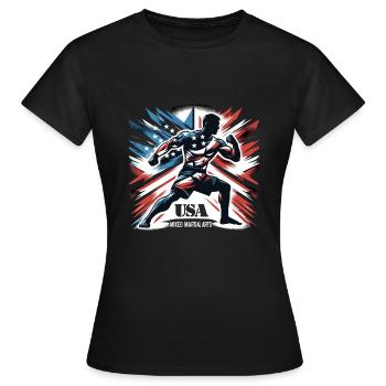 Arts martiaux mixtes - T-shirt Femme - noir - Devant - AI Model Female 172 dark (172cm)