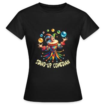 Medieval Market - Women's T-Shirt - black - Front - AI Model Female 172 dark (172cm)