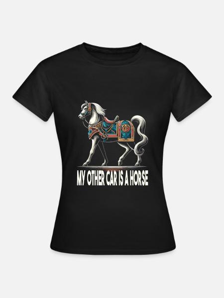 Mittelalter Markt - Frauen T-Shirt - Schwarz