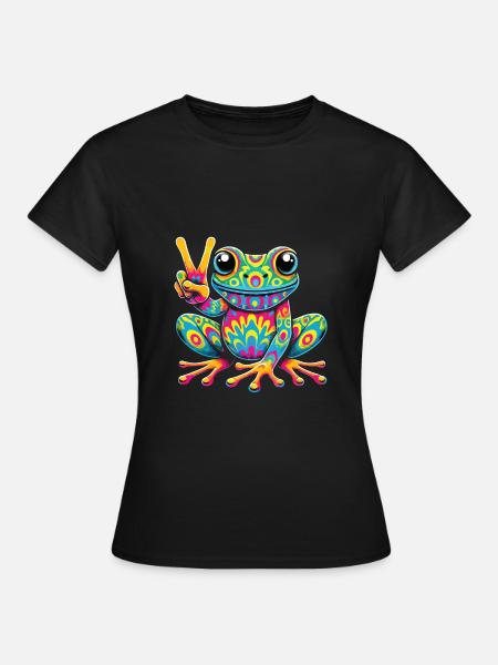 Hippie Festival - Vrouwen T-shirt - zwart
