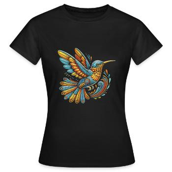 Exotisch - Frauen T-Shirt - Schwarz - Vorne - AI Model Female 172 dark (172cm)