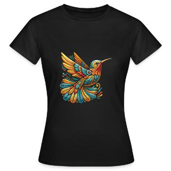 Exotisch - Frauen T-Shirt - Schwarz - Vorne - AI Model Female 172 dark (172cm)
