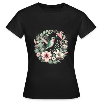 Exotisch - Frauen T-Shirt - Schwarz - Vorne - AI Model Female 172 dark (172cm)