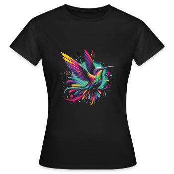 Exotisch - Frauen T-Shirt - Schwarz - Vorne - AI Model Female 172 dark (172cm)
