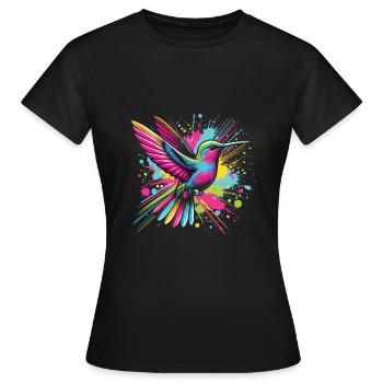 Exotisch - Frauen T-Shirt - Schwarz - Vorne - AI Model Female 172 dark (172cm)