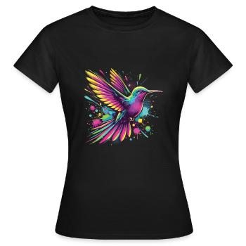 Exotisch - Frauen T-Shirt - Schwarz - Vorne - AI Model Female 172 dark (172cm)