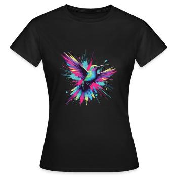 Exotisch - Frauen T-Shirt - Schwarz - Vorne - AI Model Female 172 dark (172cm)