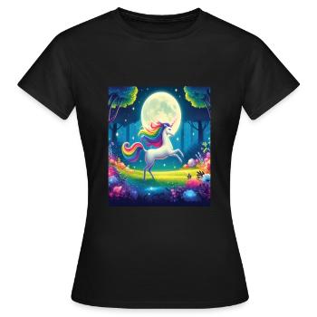 Conte - T-shirt Femme - noir - Devant - AI Model Female 172 dark (172cm)