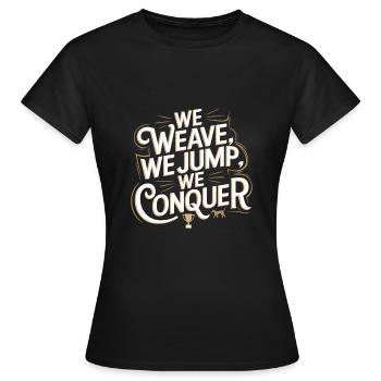 Agilité - T-shirt Femme - noir - Devant - AI Model Female 172 dark (172cm)