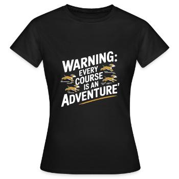 Agilité - T-shirt Femme - noir - Devant - AI Model Female 172 dark (172cm)