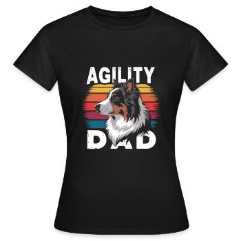Agilité - T-shirt Femme - noir - Devant - AI Model Female 172 dark (172cm)
