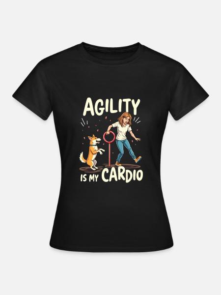 Agility - Frauen T-Shirt - Schwarz