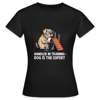 Agilité - T-shirt Femme - noir - Devant - AI Model Female 172 dark (172cm)