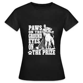 Agilité - T-shirt Femme - noir - Devant - AI Model Female 172 dark (172cm)
