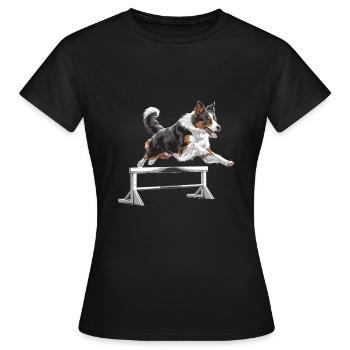 Agilité - T-shirt Femme - noir - Devant - AI Model Female 172 dark (172cm)